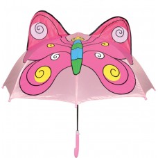 Pink Butterfly Umbrella